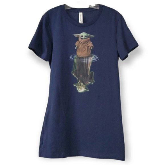 Bella + Canvas Tops - Baby‎ Yoda / Grogu And Yoda Graphic Womens Tee Sz Medium